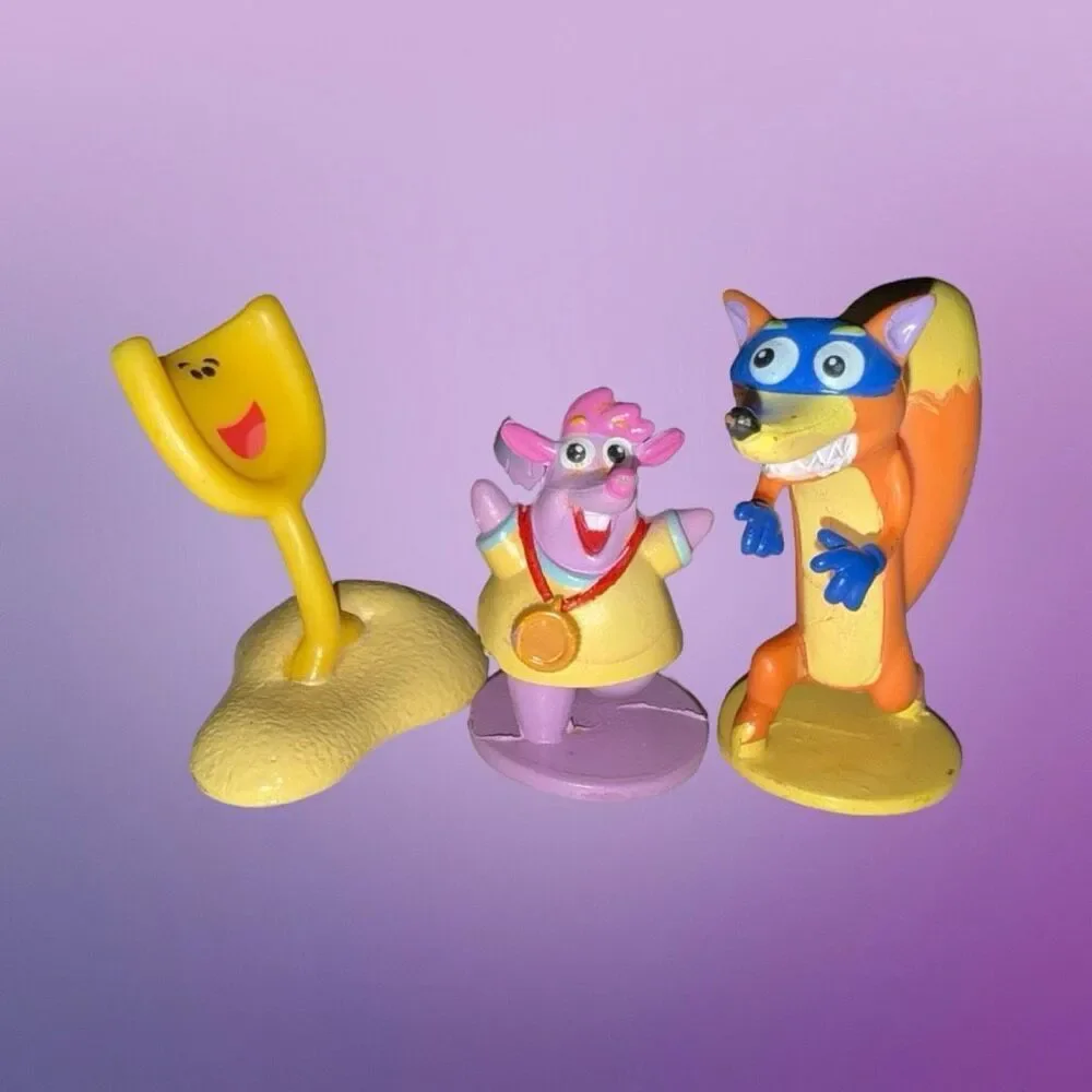 Nick Jr Dora The Explorer Tico & Swiper & Blues Clues Shovel Cake Topper A12